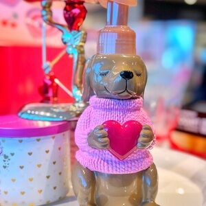 Bath and Body Works Valentines Day Dachshund Dog Soap Dispenser